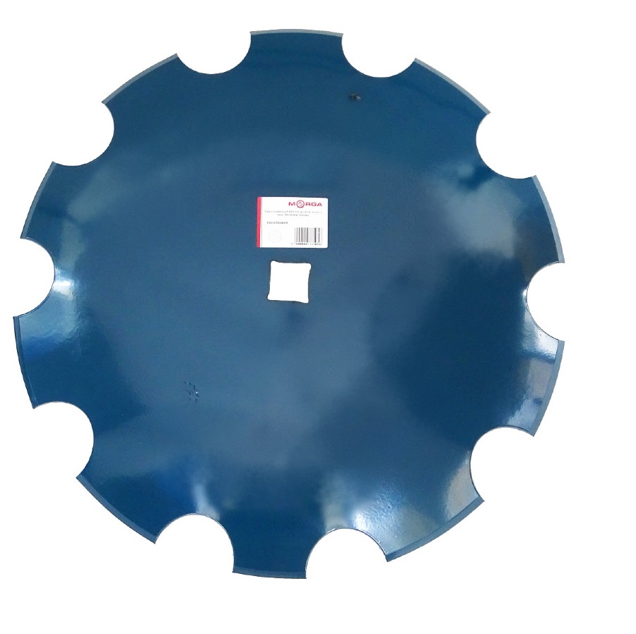 Talerz uzębiony FI-510mm, grubość 4 mm mocowanie na oś otwór 30x30 1279201020 stal borowa MORGA