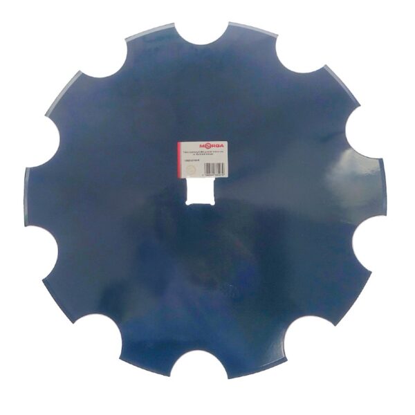 Talerz uzębiony FI-460mm, grubość 4mm mocowanie piasta AP21 6 otworów rozstaw śrub mocujących 120mm stal borowa MORGA