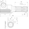 Redukcja wałka WOM adapter na trzpień 1 3/4" 20 wpustów na wałek 1 3/8" 6 wpustów MORGA - Image 5