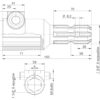 Redukcja wałka WOM adapter na śrubę 1 3/4" 6 wpustów na wałek 1 3/8" 6 wpustów MORGA - Image 5