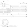 Redukcja wałka WOM adapter z otworem zabezpieczającym 1 1/8" 6 wpustów na wałek 1 3/8" 6 wpustów MORGA - Image 4