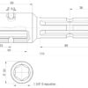 Redukcja wałka WOM adapter z otworem zabezpieczającym 1 3/8" 6 wpustów na wałek 1 3/8" 6 wpustów MORGA - Image 2