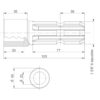 Redukcja wałka WOM adapter otwór wew. Q 25 mm na wałek 1 3/8" 6 wpustów MORGA - Image 2