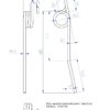 Palec sprężysty motowideł prawy Z56957  L 220 MM John Deere malowane proszkowo MORGA - Image 4