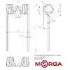 Palec podbieracza prasa Massey Ferguson stary typ malowane proszkowo MORGA - Image 5