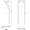 Palec zgrabiarki pokosowej Fella, Stoll 0673740 L- 385 x 105 x 51mm malowane proszkowo MORGA - Image 4