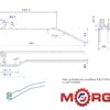 Palec zgrabiarki pokosowej Deutz Fahr L 587mm 9mm malowane proszkowo MORGA - Image 5