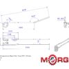 Palec zgrabiarki karuzelowej Deutz-Fahr, Vicon VF L 595 mm 10 mm malowane proszkowo MORGA - Image 5