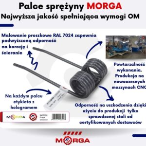 Palce do zgrabiarek i pras