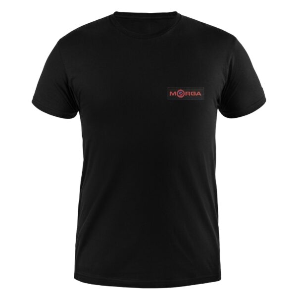 Koszulka z krótkim rękawem, gramatura 180, 100% bawełna czarna (XL) MORGA