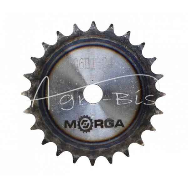 Koło zębate łańcuchowe hartowane tarcza 06B-1 (R1 3/8) Z-24 MORGA
