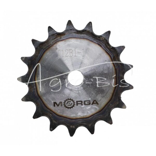 Koło zębate łańcuchowe hartowane tarcza 12B-1 (R1 3/4) Z-17 MORGA