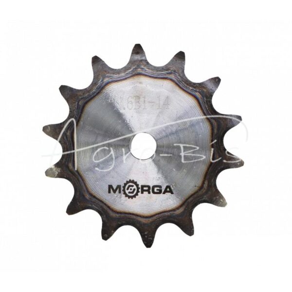 Koło zębate łańcuchowe hartowane tarcza 16B-1 (R1 1) Z-14 MORGA
