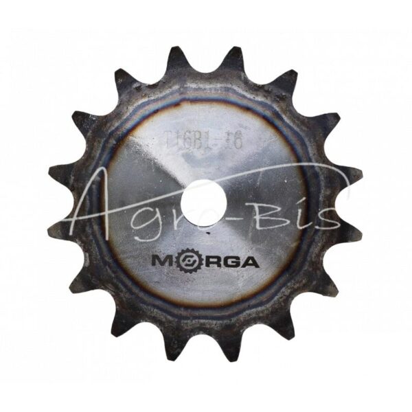 Koło zębate łańcuchowe hartowane tarcza 16B-1 (R1 1) Z-16 MORGA