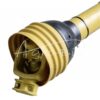 Wał przegubowy teleskopowy WOM z sprzęgłem ciernym Seria 124 rura trójkąt długość 710/910mm 1240Nm powłoka rury teflon MORGA - Image 3