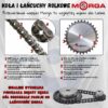 Łańcuch rolkowy 10B-1-96Ps nagarniacza Prasa Kostka Sipma 5223880730 MORGA - Image 2