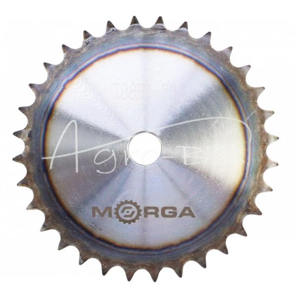 Koło zębate łańcuchowe hartowane tarcza 08B-1 (R1 1/2) Z-32 MORGA